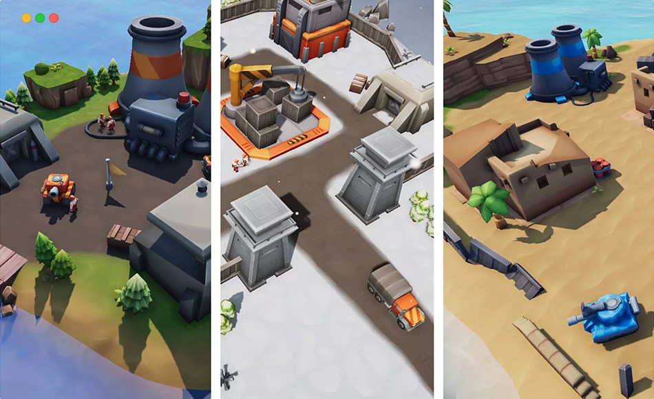 Unity资产 – 卡通军队基地 Cartoon Army Universe