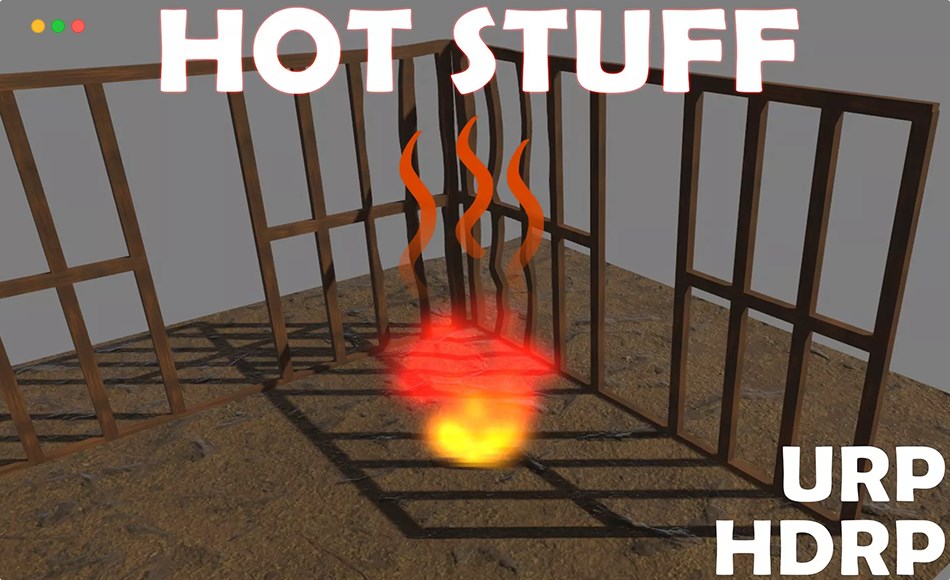 Unity插件 – 热浪扭曲效果插件 Hot Air Refraction URP/HDRP