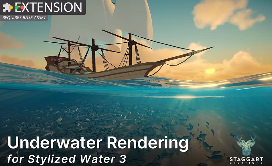 Unity插件 – 风格化水系统扩展插件 Underwater Rendering for Stylized Water 3 (Extension) Unity插件 – 风格化水系统扩展插件 Underwater Rendering for Stylized Water 3 (Extension)
