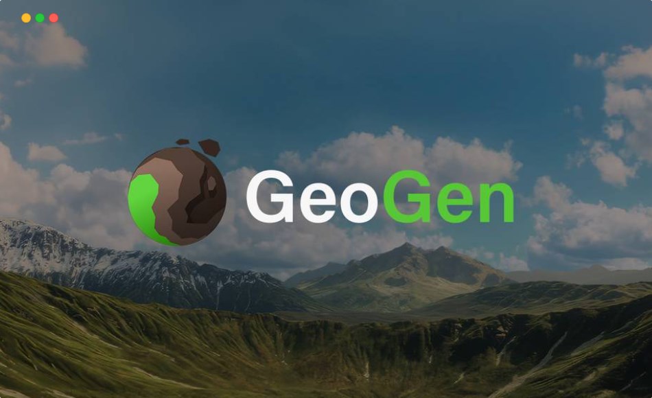 实时地形软件 GeoGen