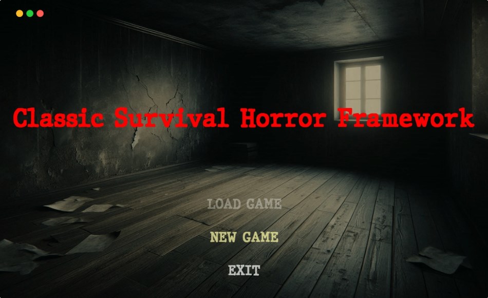 【UE5】经典生存恐怖游戏框架 Classic Survival Horror Framework