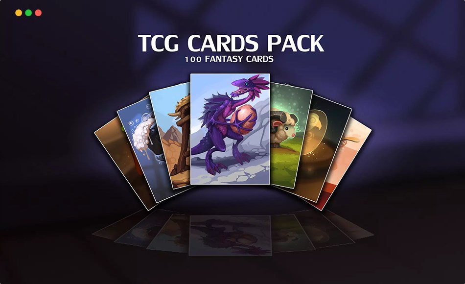 Unity资产 – 卡牌资产包 TCG Cards Pack