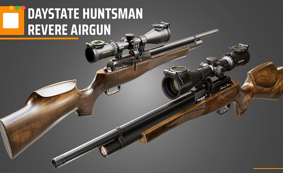 模型资产 – 气枪游戏武器模型 Daystate Huntsman Revere Airgun