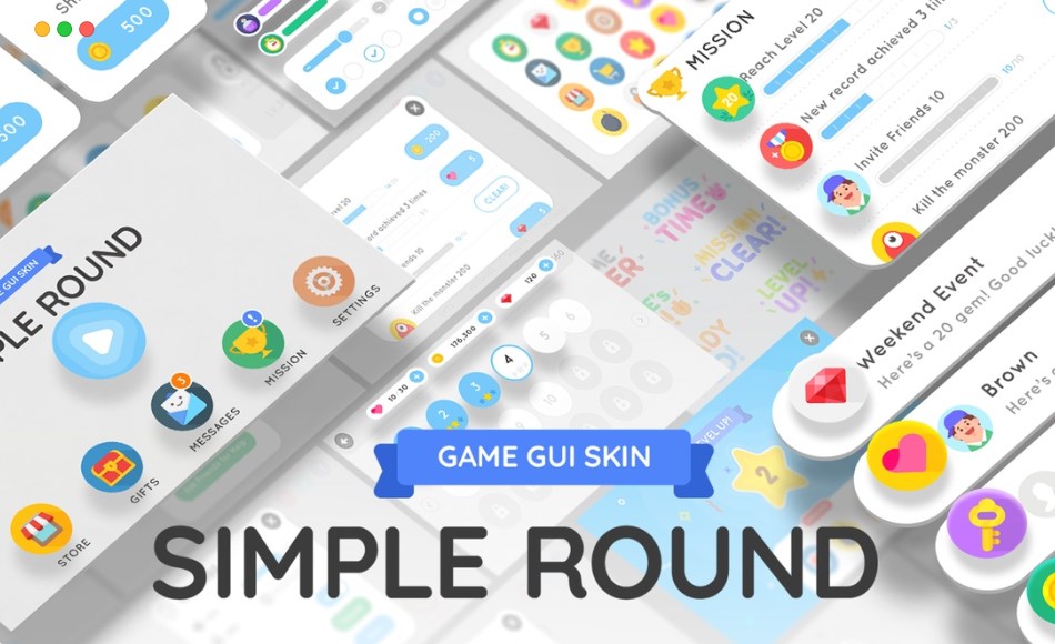 【UE5】圆形界面图形 GUI – Simple Round