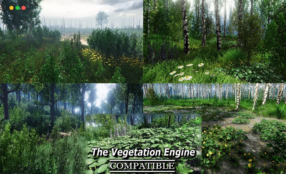 Unity植物 – 欧洲植物包 European Vegetation Pack Two