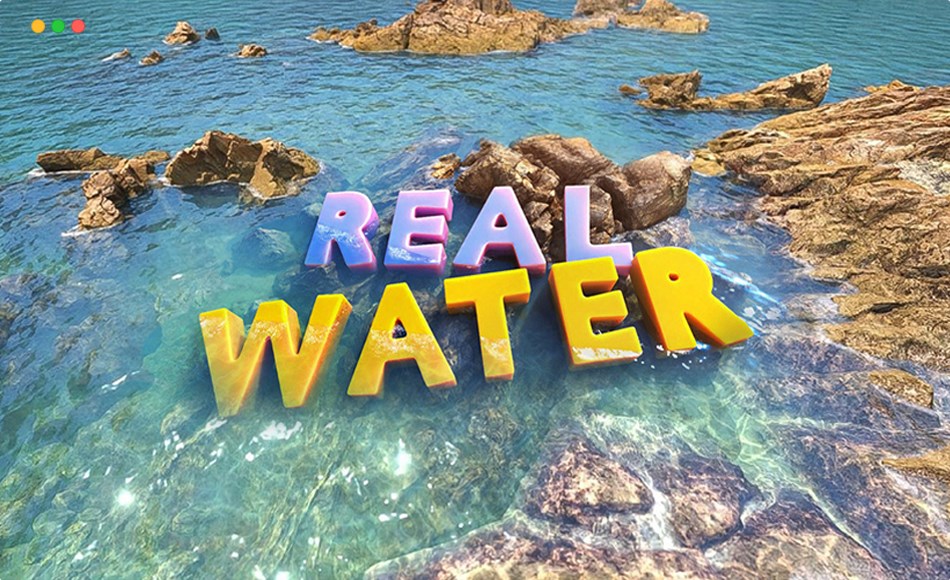Blender插件 – 水流湖泊海洋材质着色器 Real Water – Waters Shader