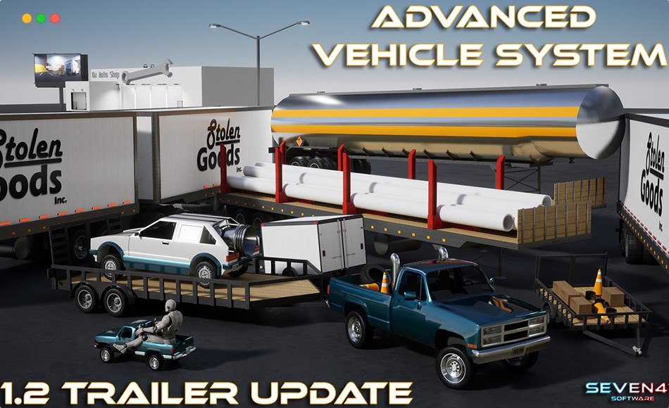 UE4/5插件 – 高级车辆运动系统 Advanced Vehicle System