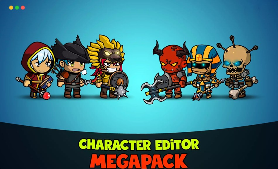 Unity插件 – 角色编辑器 Character Editor [Megapack]
