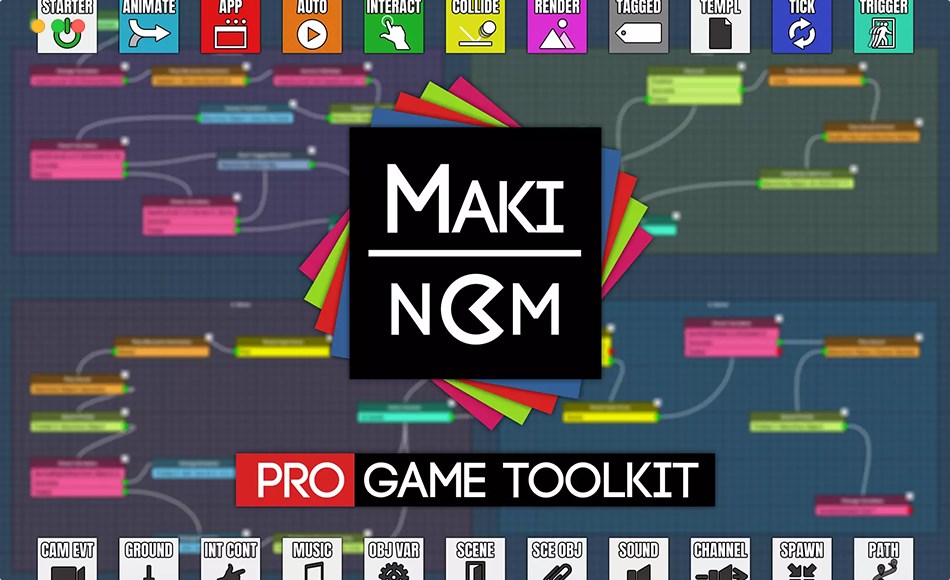 【更新】Unity开发 – 游戏开发工具包 Makinom 2 Pro: Game Toolkit