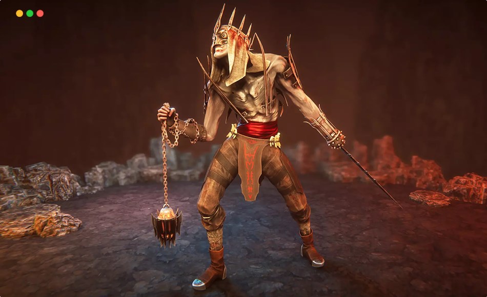 Unity角色 – 邪教徒游戏角色 Cultist