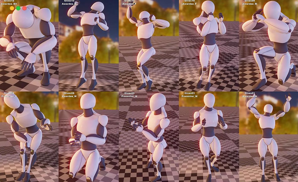 Unity动画 – 角色奖励动画 AA_Awards_gives