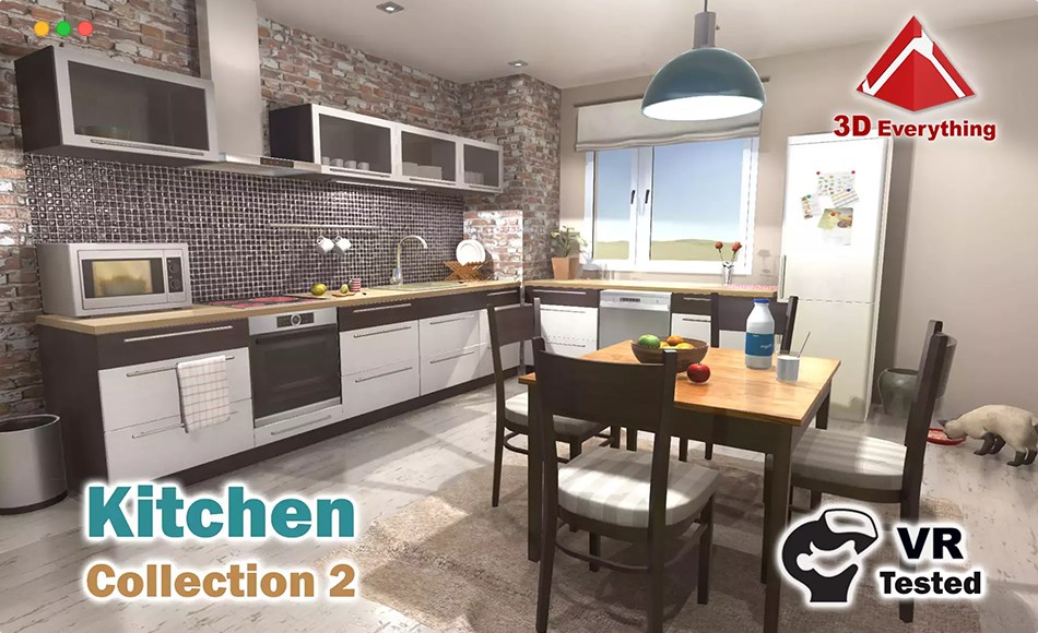 Unity场景 – 厨房场景 Kitchen Collection 2