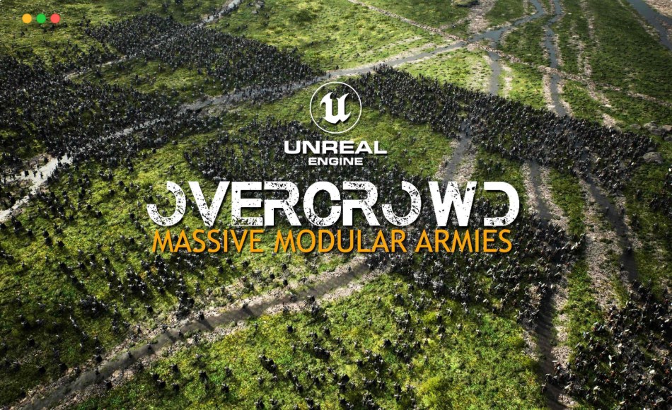 UE5插件 – 人群模拟插件 OverCrowd – Crowd Simulation Plugin 5.6