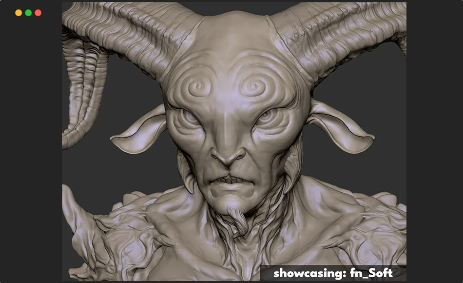 Zbrush笔刷 – 角色生物笔刷 FlippedNormals Brush Kit