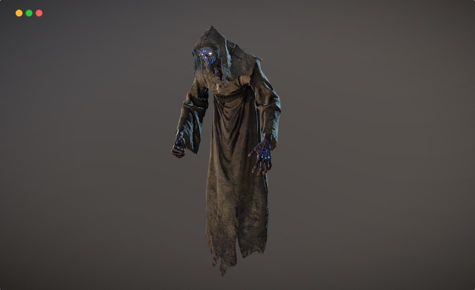 Unity角色 – 怪物幽灵角色 Monsters – Wraith