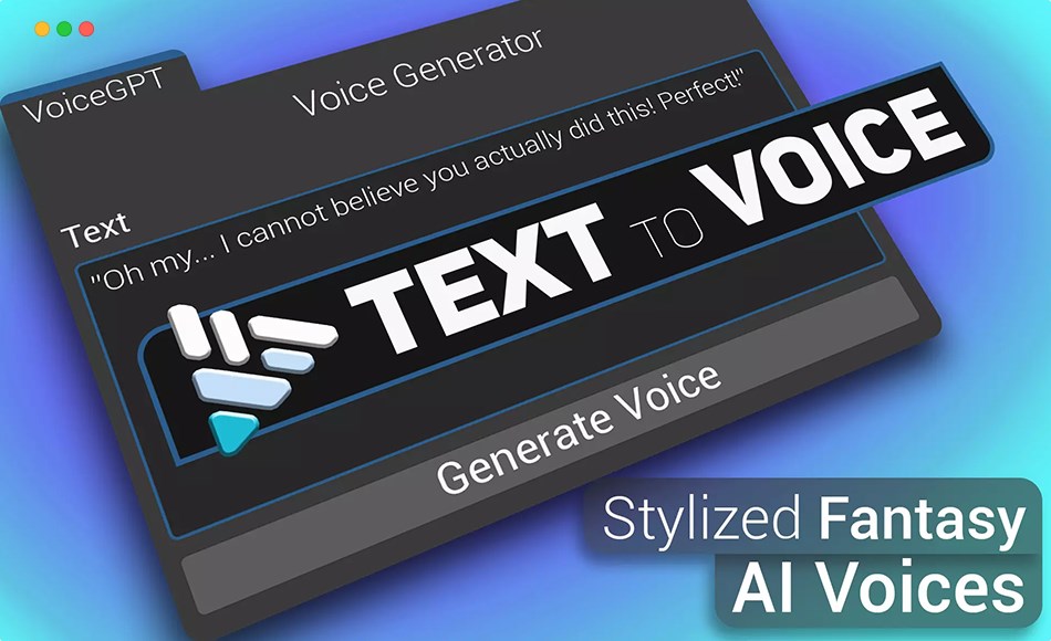 Unity插件 – 人工智能语音大模型 VoiceGPT