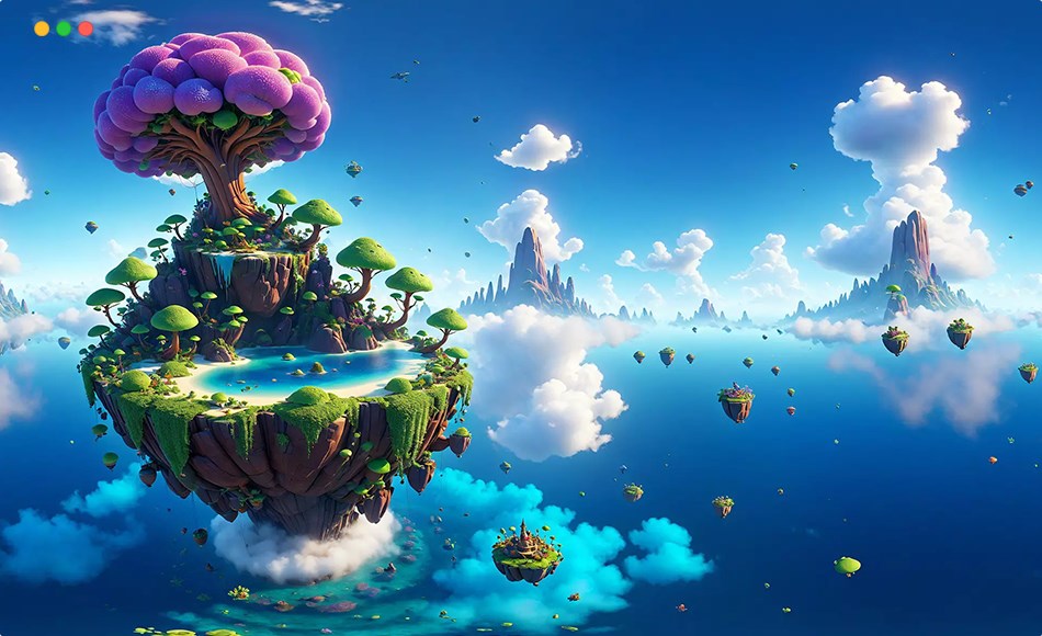 Unity资产 – 天空浮岛全景图 HDRI Floating Islands Skybox