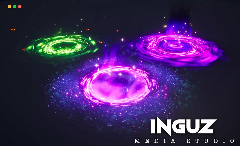 Unity特效 – 魔法光环特效 The Beautiful Aura, Magic Spells/Abilities, Character Selection FX