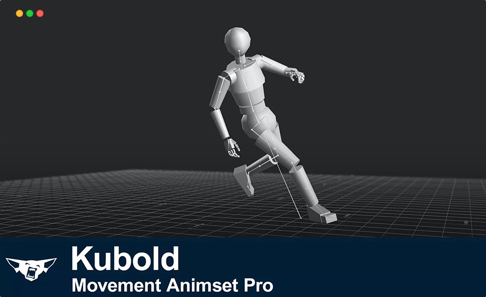 Unity资产 – 运动动画集 Movement Animset Pro