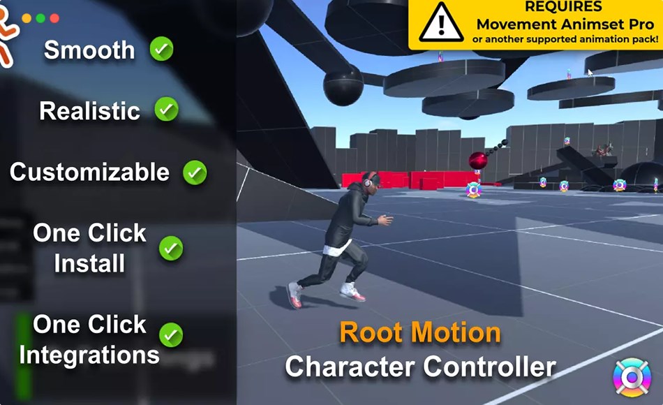Unity插件 – 根运动控制器 iMove – Root Motion Controller (Third / First Person)