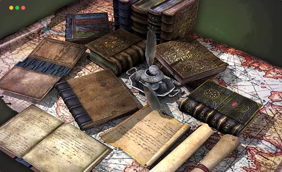 Unity资产 – 复古道具资产 Old Media