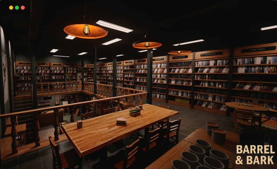 【UE5】模块化文具店 Modular Stationer