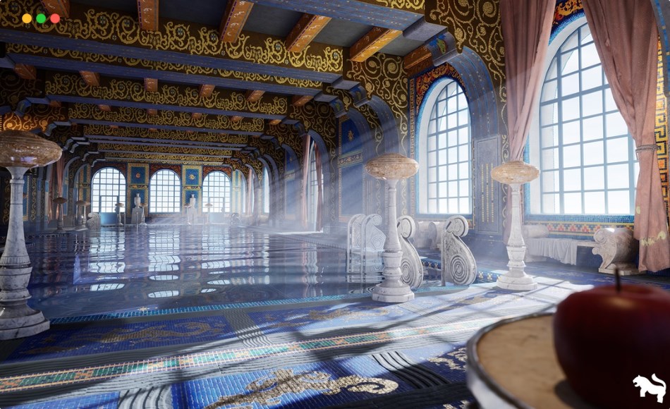 【UE5】罗马泳池环境 Roman Swimming Pool Environment