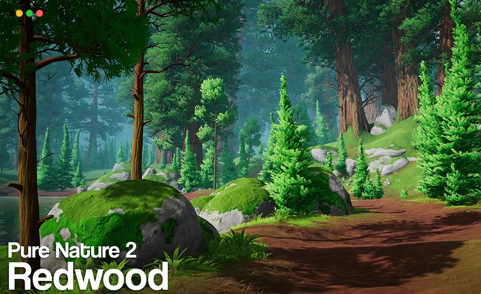 Unity场景 – 红木森林自然景观 Pure Nature 2 : Redwood