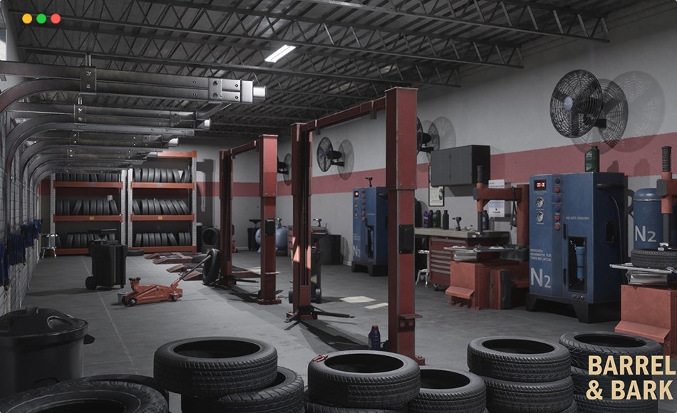 【UE5】汽车修理店 Tire Repair Shop 【UE5】汽车修理店 Tire Repair Shop