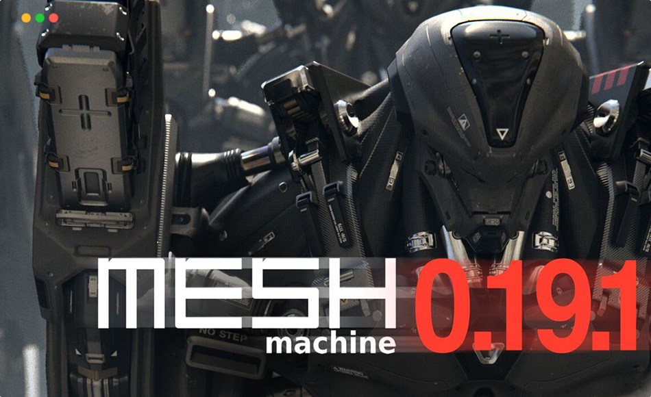 Blender插件 – 硬表面建模插件 Meshmachine