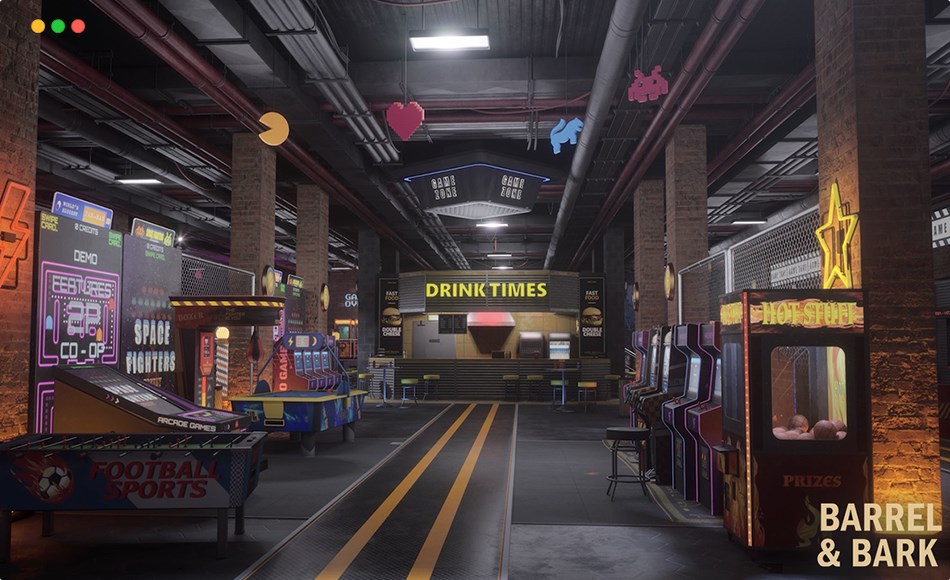 【UE5】游戏娱乐区 Game and Entertainment Area