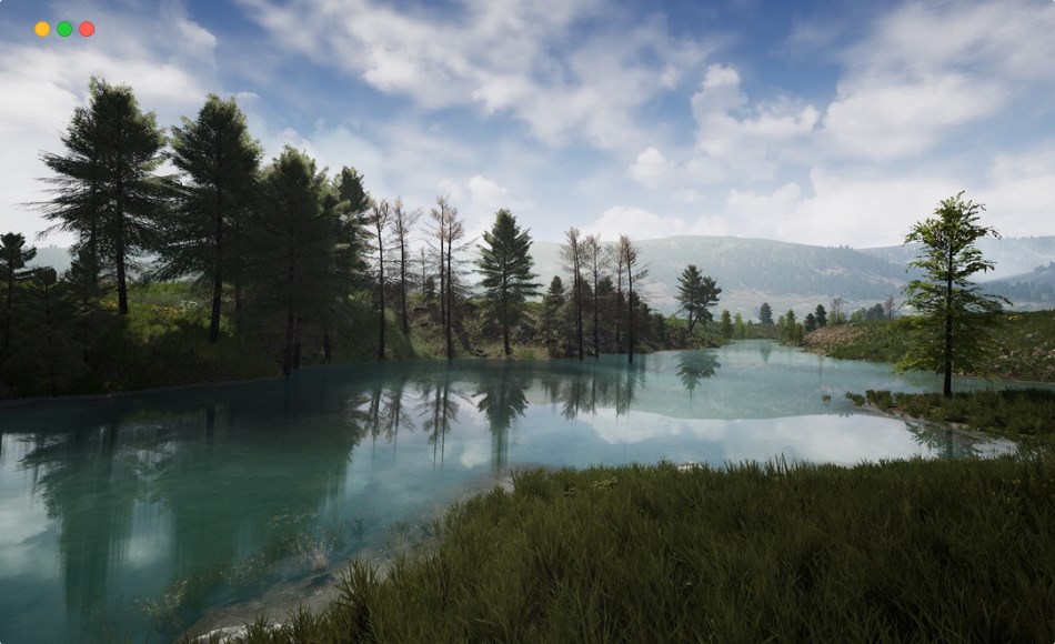 【UE5】石松森林 Stone Pine Forest