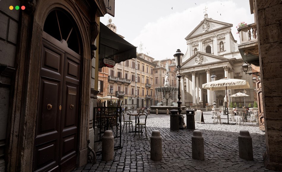 【UE5】罗马城市环境 Rome – Italian Town