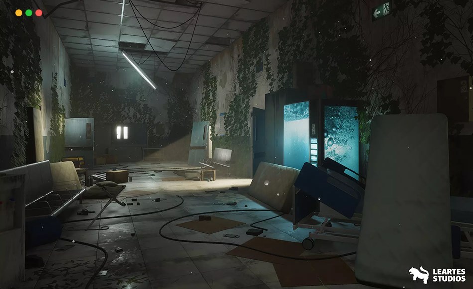 Unity场景 – 末日医院环境 Abandoned / Post-Apocalyptic Hospital Environment