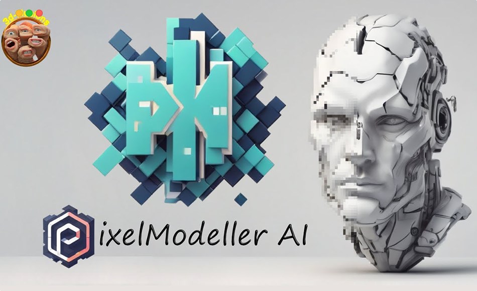Blender插件 – 图片转模型人工智能 Pixelmodeller Ai