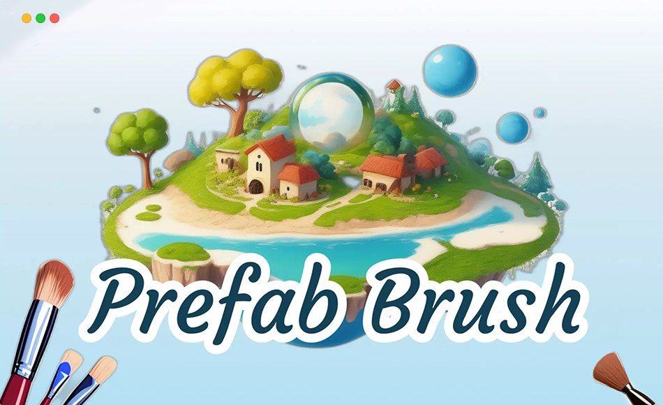 Unity插件 – 预制笔刷关卡设计师 Prefab Brush – Easy Object Placement Tool Level Designer