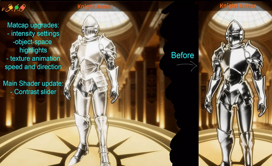 Unity材质 – 卡通金属材质 Anime Cel Shader URP