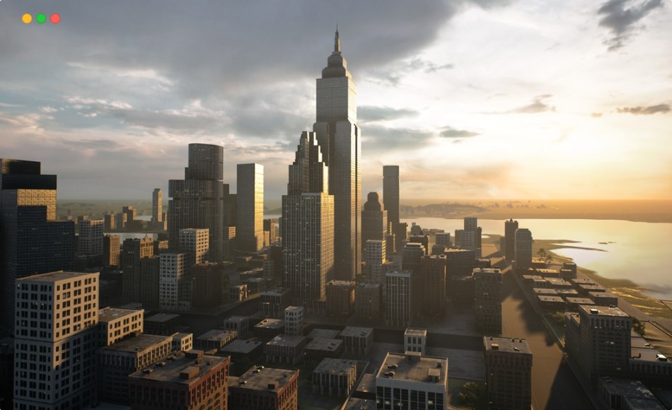 【UE4/5】城市建筑包 Urban Buildings Pack – Brushify