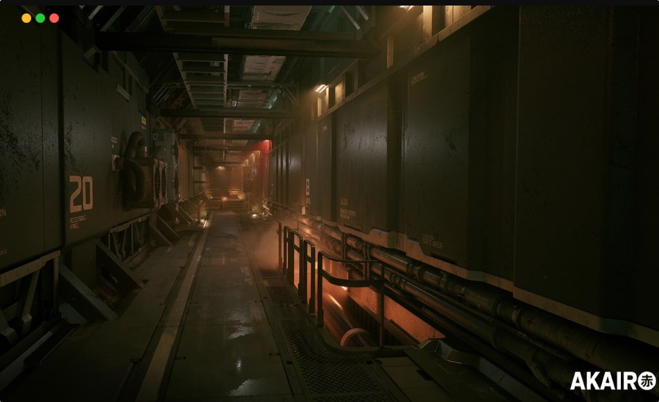 【UE5】模块化科幻工厂 Modular Sci-Fi Factory