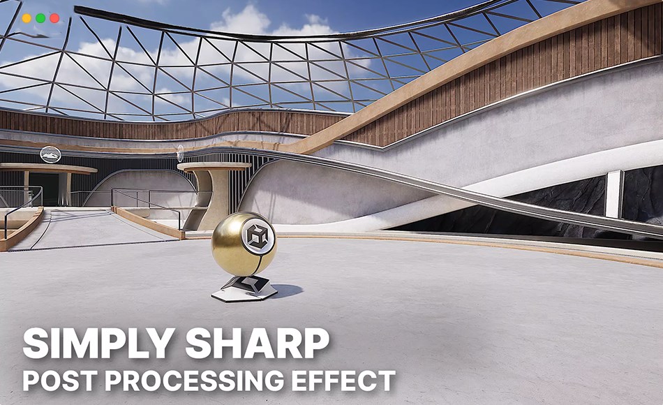 Unity材质 – 锐化效果材质 Simply Sharp – Post-processing Sharpening for URP