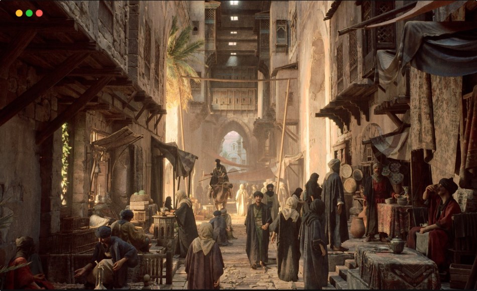 【UE5】中东市场环境场景 Grand Bazaar – Bundle