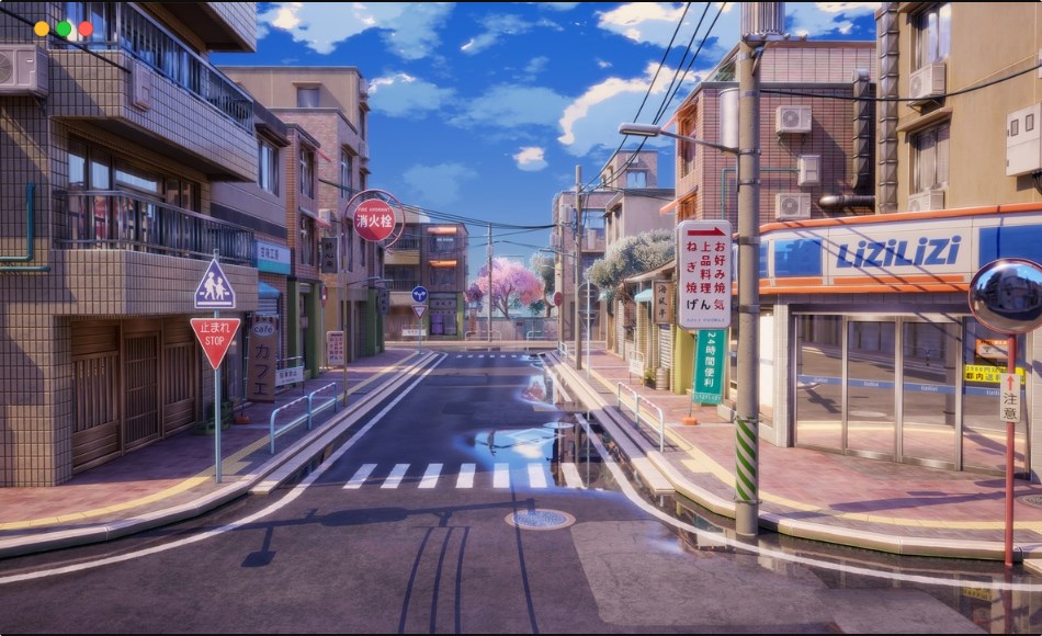 【UE5】卡通街道 Cartoon Street