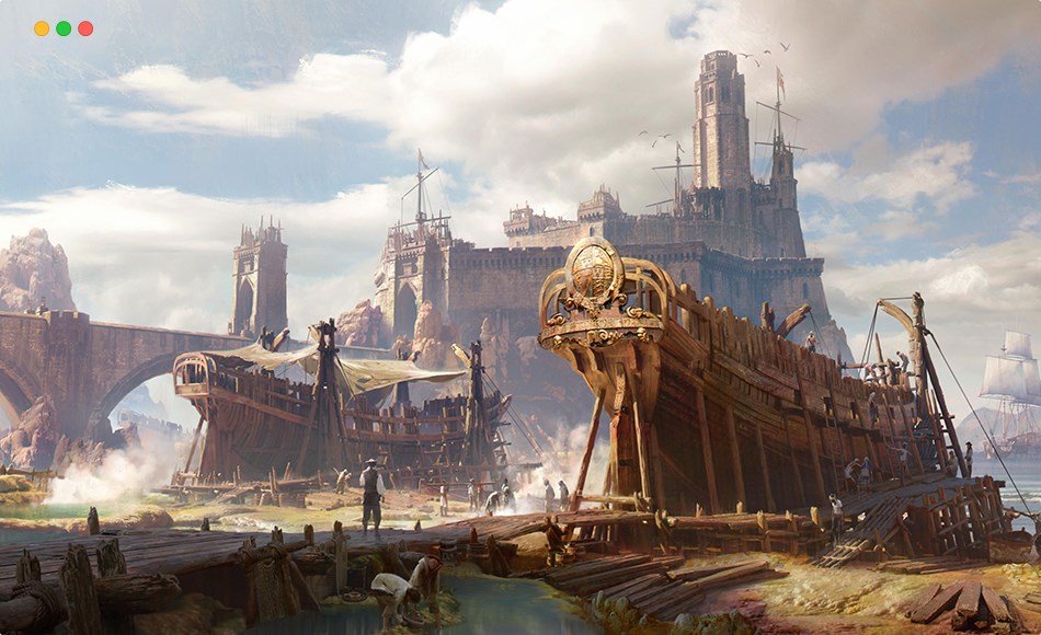 PS教程 – 历史小说手绘场景 Painting Historical Fiction with Marco Gorlei