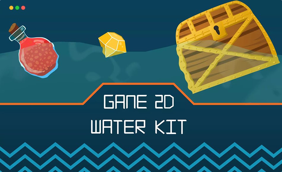 Unity资产 – 2D 游戏水套件 Game 2D Water Kit