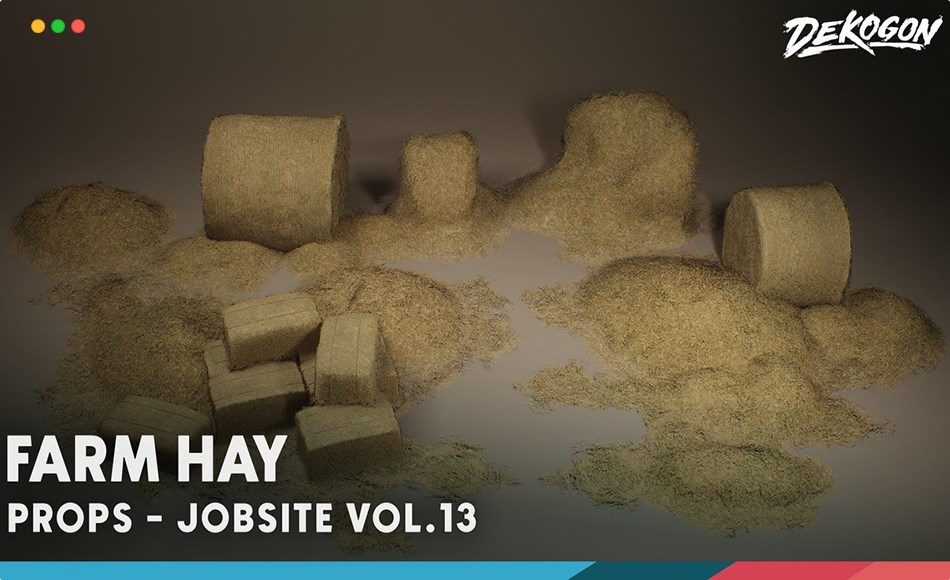 【UE5】农场干草 Jobsite VOL.13 – Farm Hay (Nanite & Low Poly) 【UE5】农场干草 Jobsite VOL.13 – Farm Hay (Nanite & Low Poly)