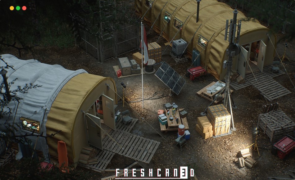 【UE5】露营帐篷环境 Research Tent Environment