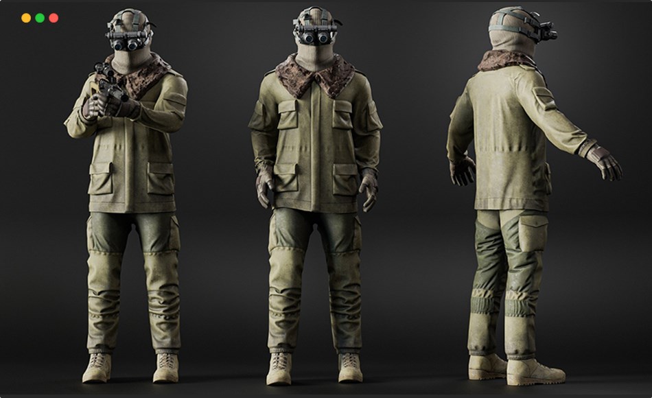 【UE4/5】模块化俄罗斯士兵 modular russian soldier