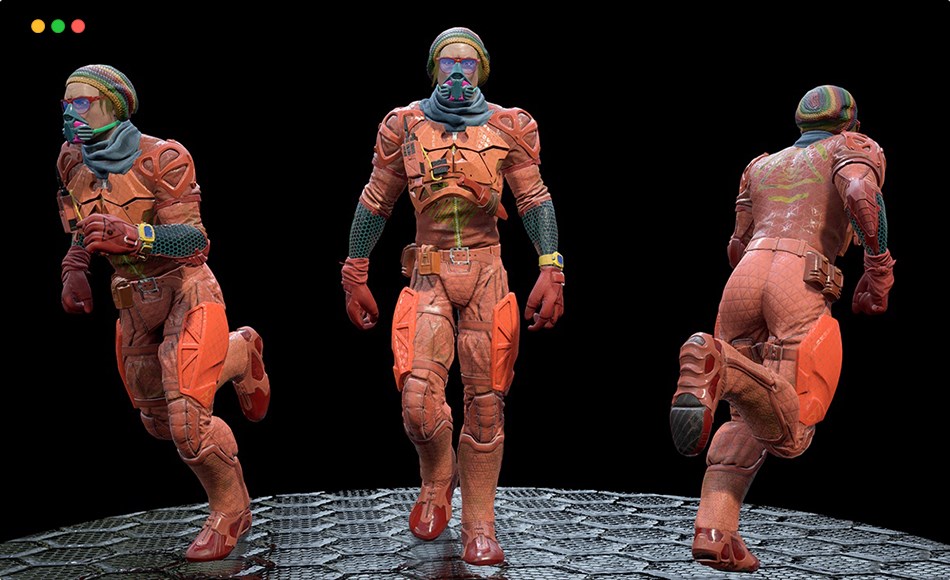 【UE5】科幻军事角色 Scifi military/police/engineer/terrorist