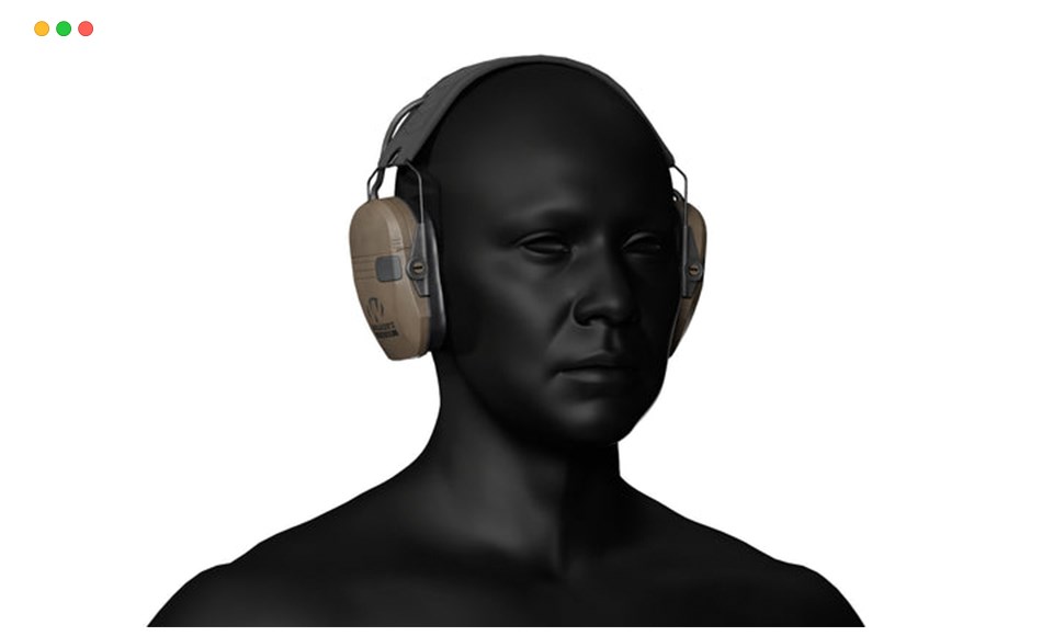 模型资产 – 高精度耳麦游戏模型 WALKERS RAZOR EAR PROTECTION