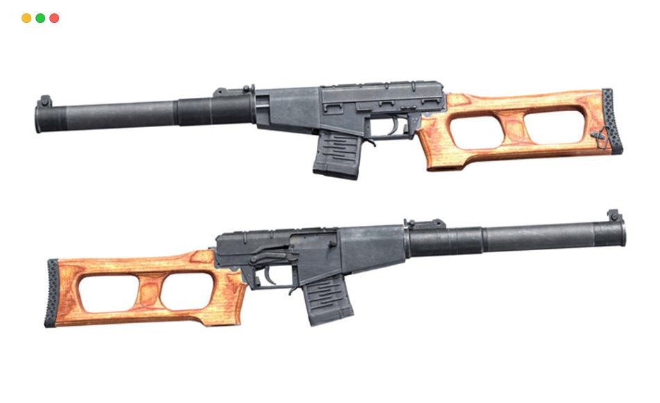 模型资产 – 游戏武器模型 VSS VINTOREZ RIFLE